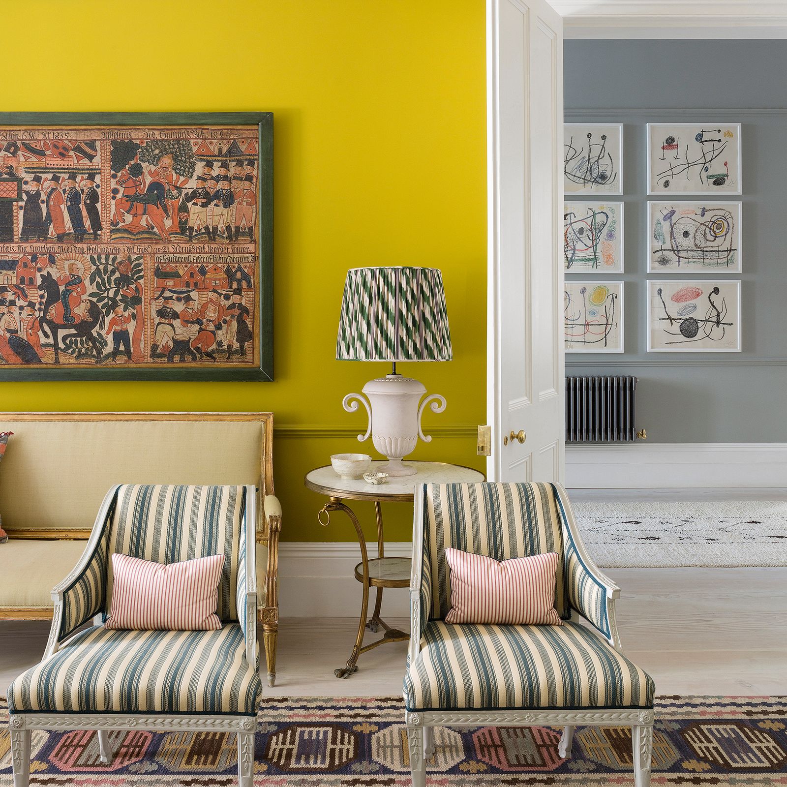 The 1860s Italianate house of a historian and collector of Scandinavian art and design